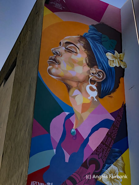 mural of martiniquaise