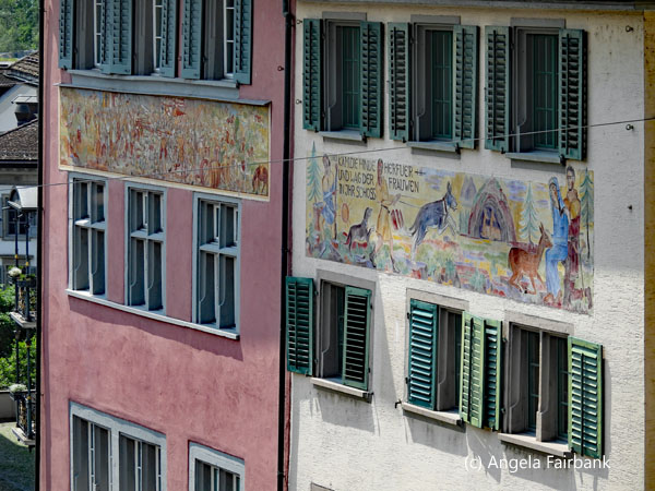 paintings on rapperswil houses