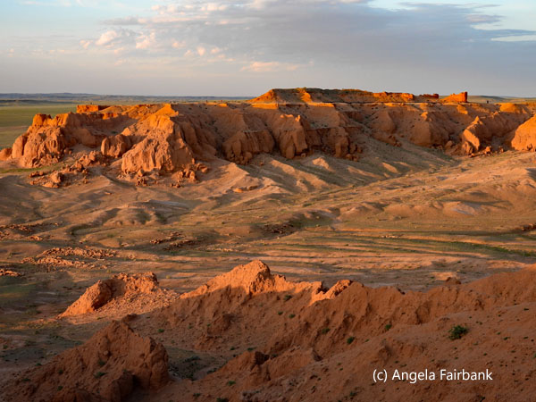 flaming cliffs at sunset 1