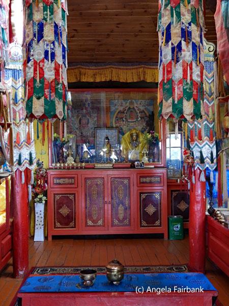inside temple
