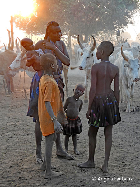 mundari camp scene 34