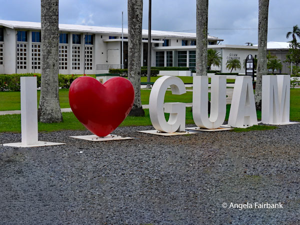 I love Guam sign