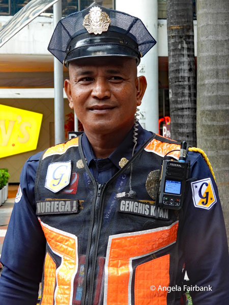 Security guard at mall