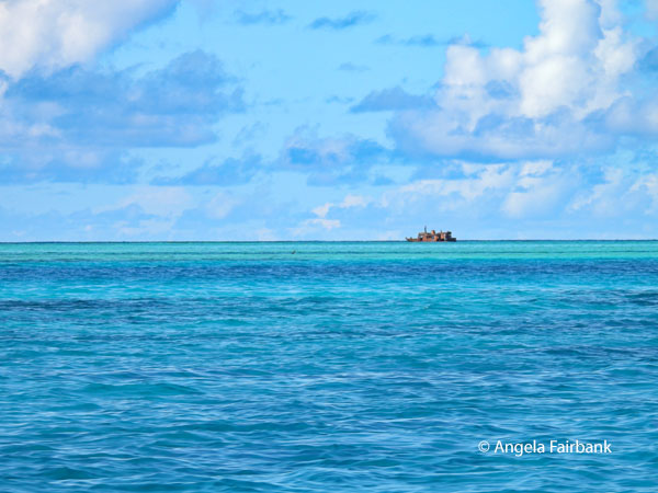 water view over to Peleliu 2