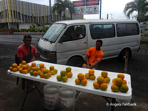 orange sellers on street