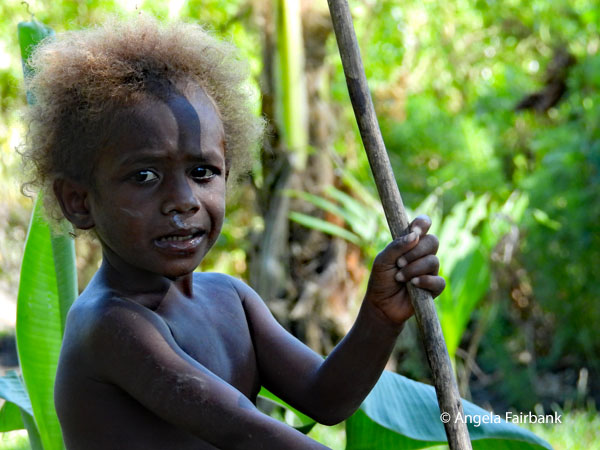 boy with stick
