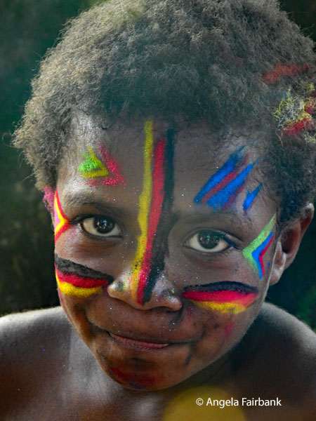 boy at tribal village