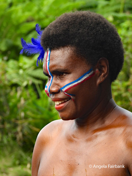 our woman tribal guide