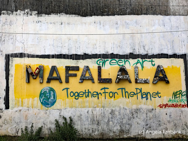 mafalala sign on wall