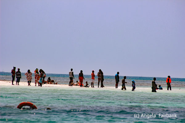 people on beach
