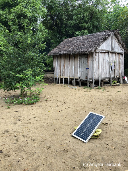 house with solar panel