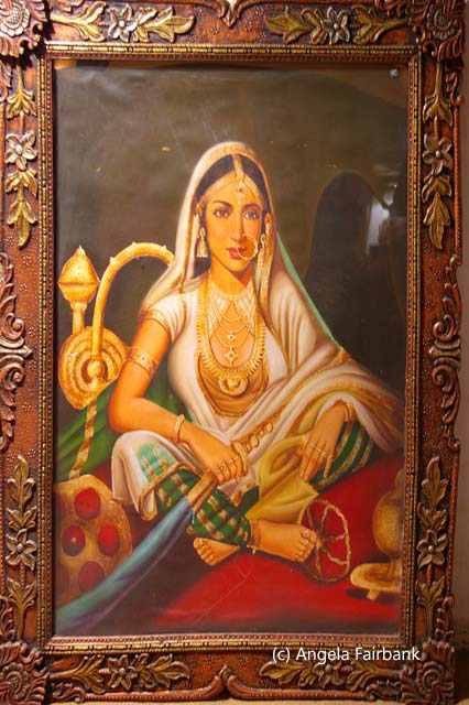 painting of woman