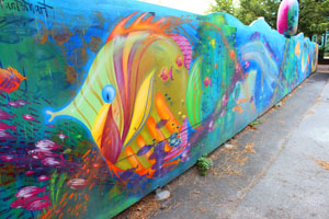 playground mural