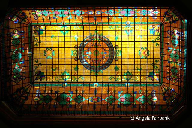 stain glass ceiling