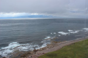view from the Point Amour lighthouse