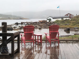 view from Red Bay Whaling Station museum