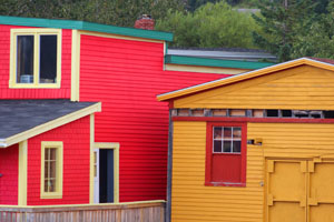 colourful houses
