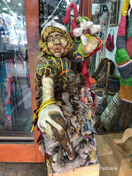 wooly witch figure