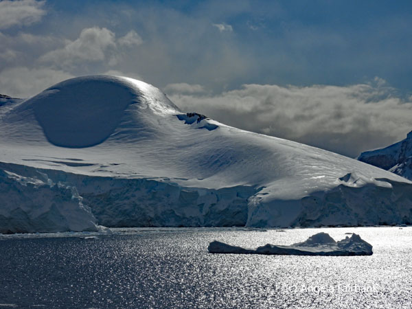 sun on snow
