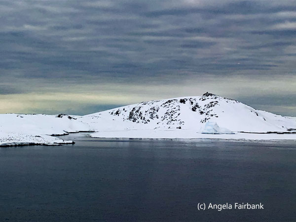 leaving ice shelf