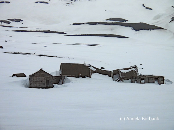 abandoned huts