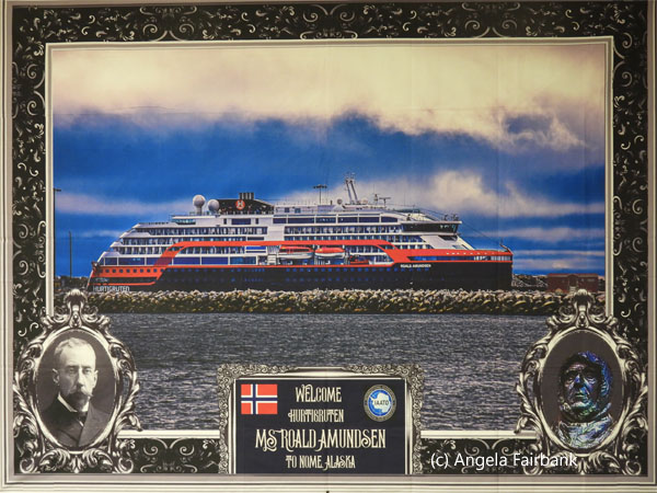painting of ship