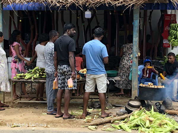 fruit and vegetable stand